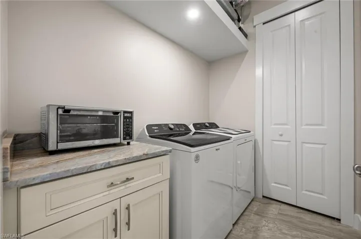 In Residence Laundry Room off Kitchen