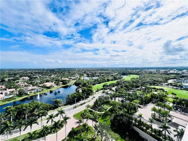 View from shared balcony facing SW