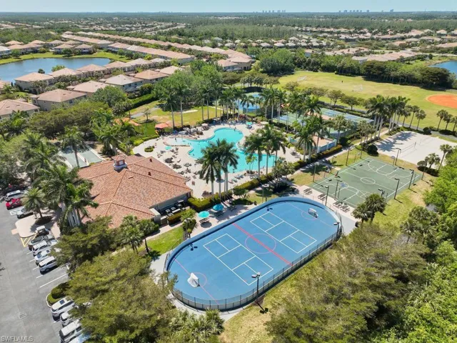 Aerial of Playing Courts