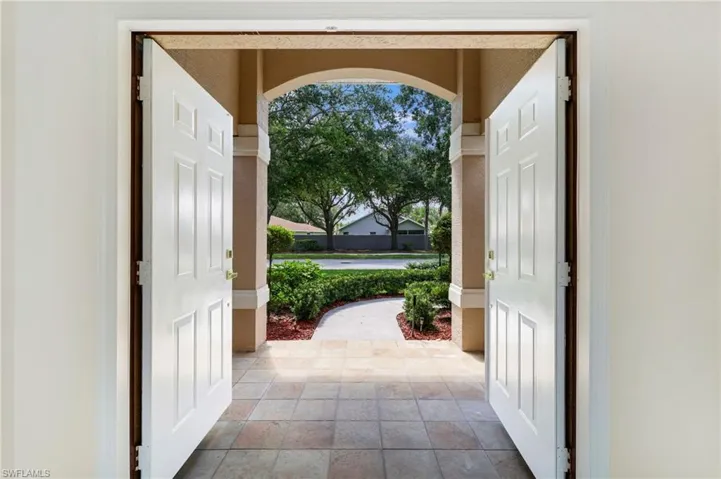 View looking out from Front Door