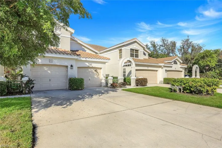 View from driveway to one-car garage