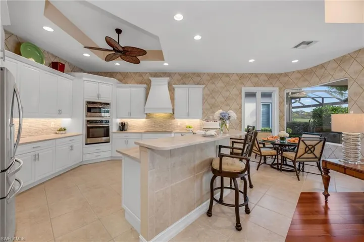 Great kitchen with plenty of workspace and storage.