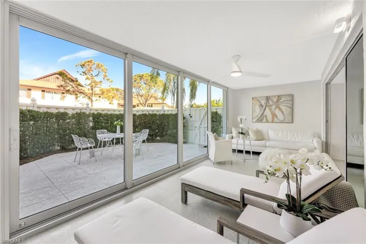 Sunroom and patio