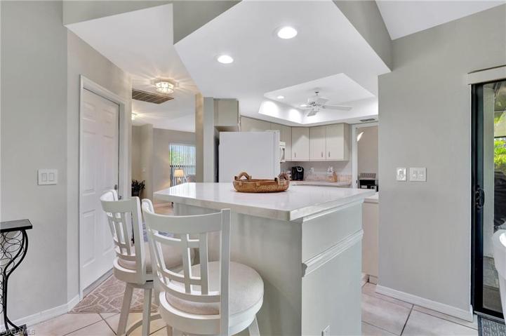Kitchen island with seating