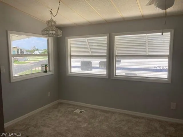 Lots of sunshine with the large windows