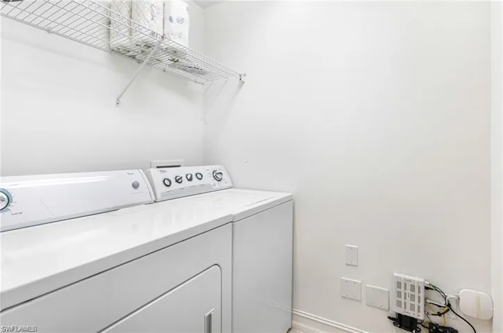 Laundry Room with Washing Machine and Dryer.