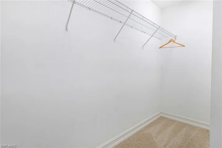 Master Bedroom with Large Walk-in Closet.