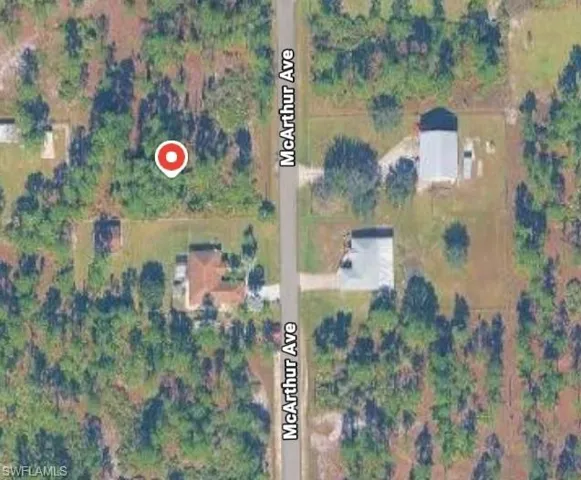 Map / location with property boundaries highlighted