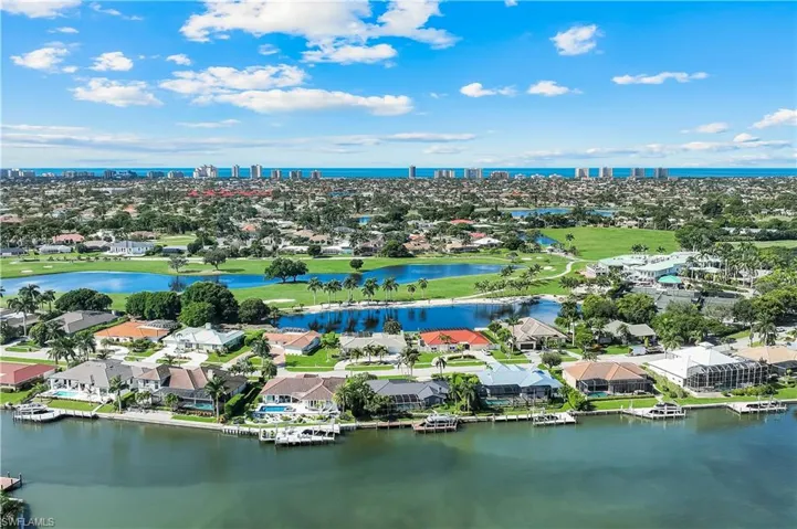 View of urban area with a nearby body of water and nearby suburban area