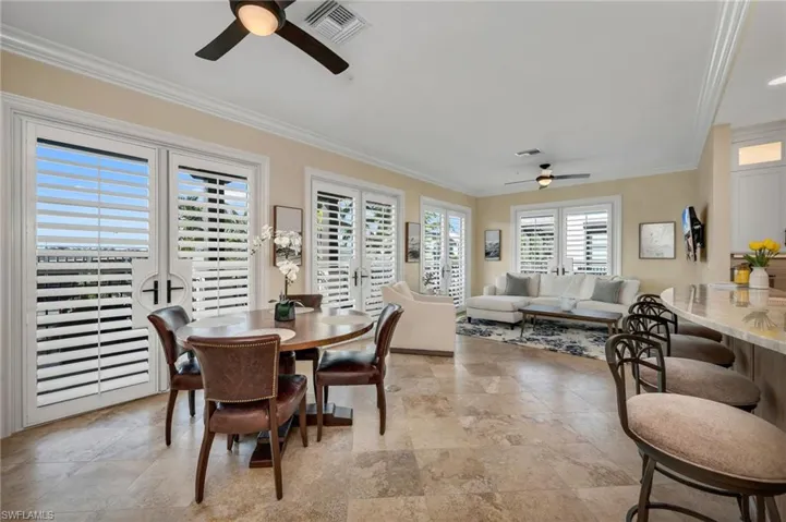 Dining to Living View