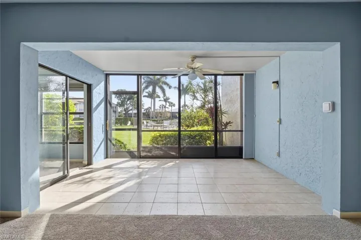 Enclosed under air lania - step to community pool