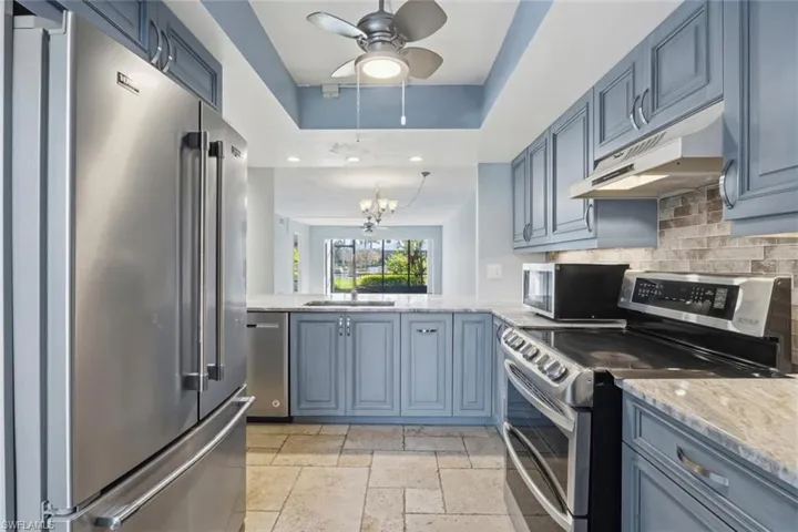 Newer stainless-steel appliances