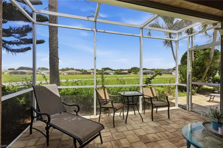 Lanai- view of the tee