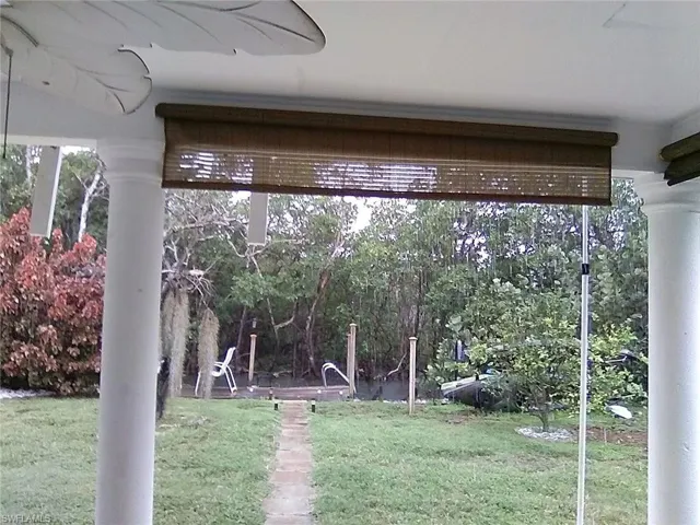 from lanai - backyard