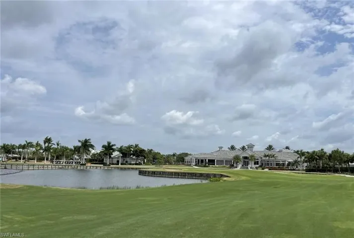 Back of the clubhouse view from the 18th Fairway