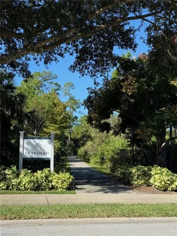 One of the many entrances to Nature Trail