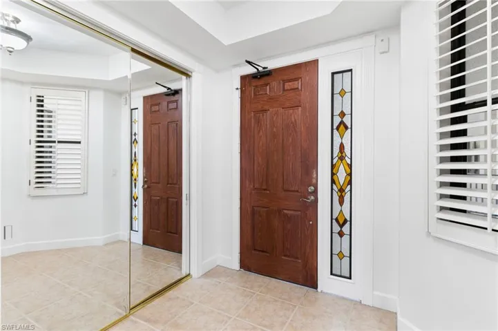 Light filled foyer.