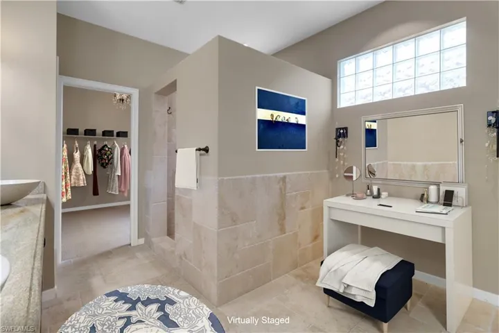 Primary Bathroom - Virtually Staged