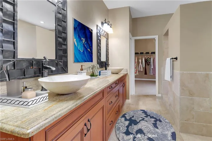 Primary Bathroom - Virtually Staged