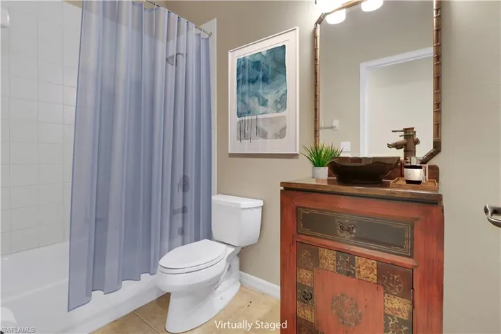 Guest Bathroom - Virtually Staged