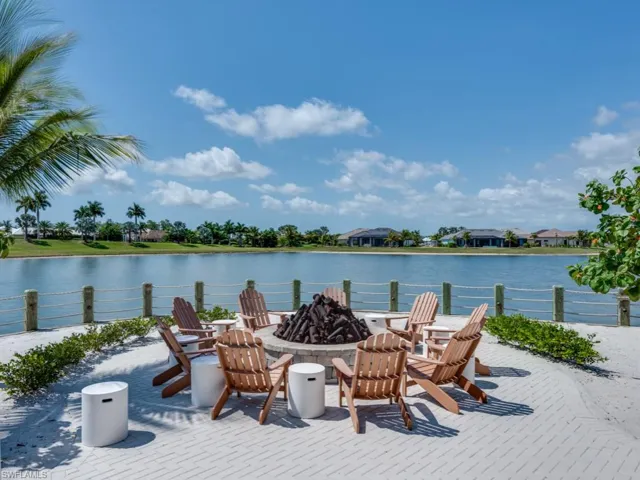 Beachside fire pit