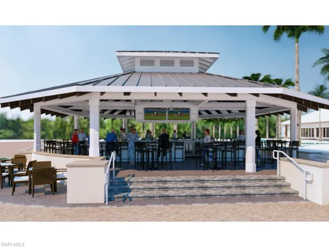 New community sports bar with tv for all year round sports and camaraderie with other residents