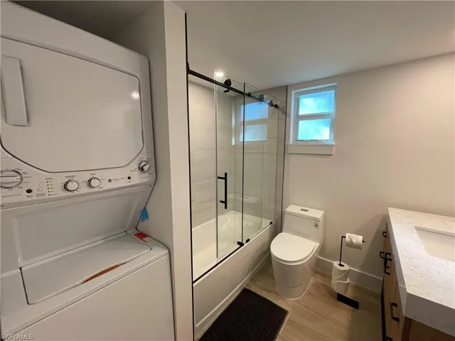 Washer and dryer in unit