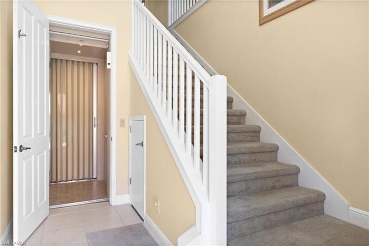 private elevator or stairs