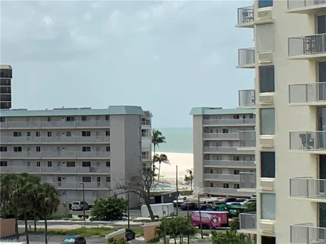 Views of Lovers Key Island from balcony