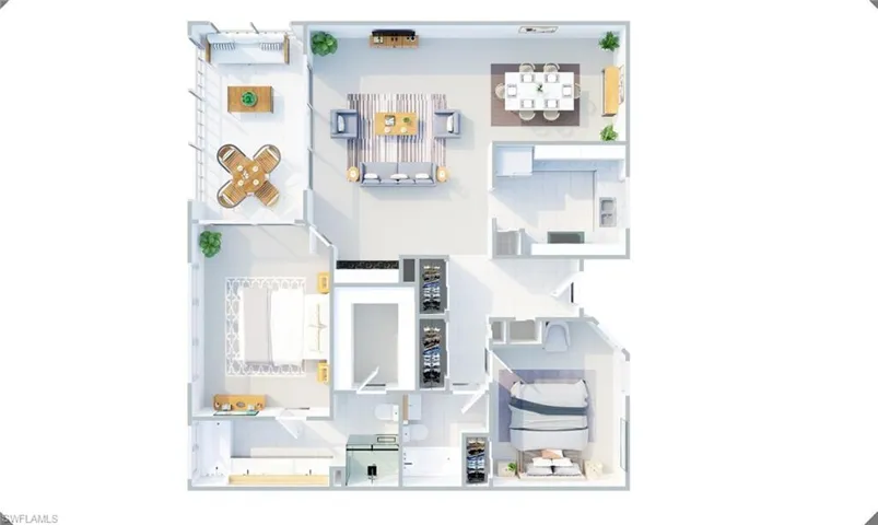 View of layout