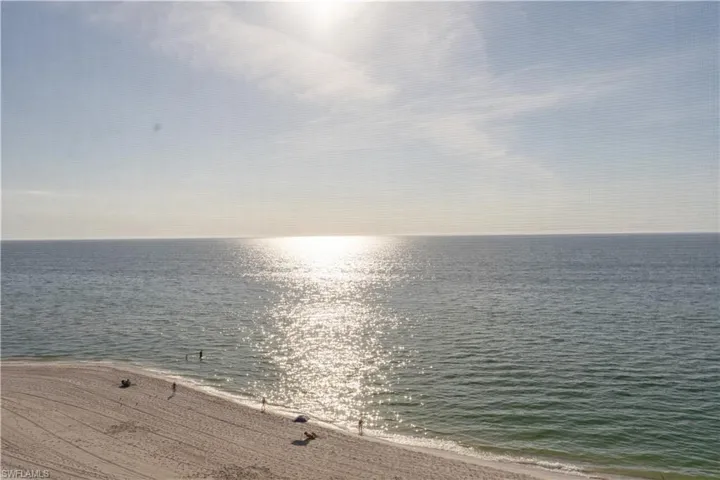 Water view featuring a beach view