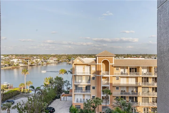 View of property featuring a water view