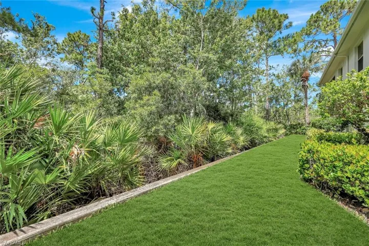 View of green lawn
