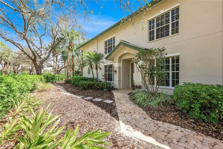Private entry on the left side of the home.