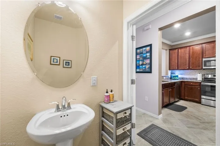 Half bathroom on main floor