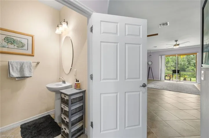 Half bath on main floor