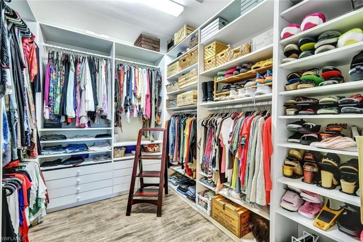 Upgraded Shelving & Cabinetry