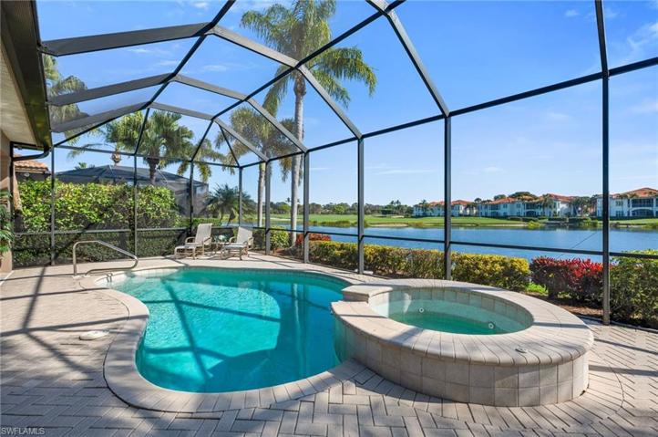 Captivating lake views and the fairway beyond...
