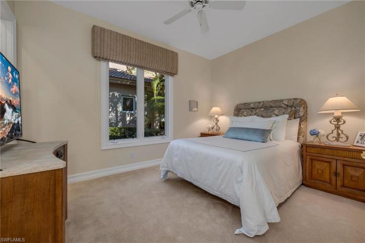 Guest Bedroom 2 with bath and large, walk-in closet, for plenty of storage.