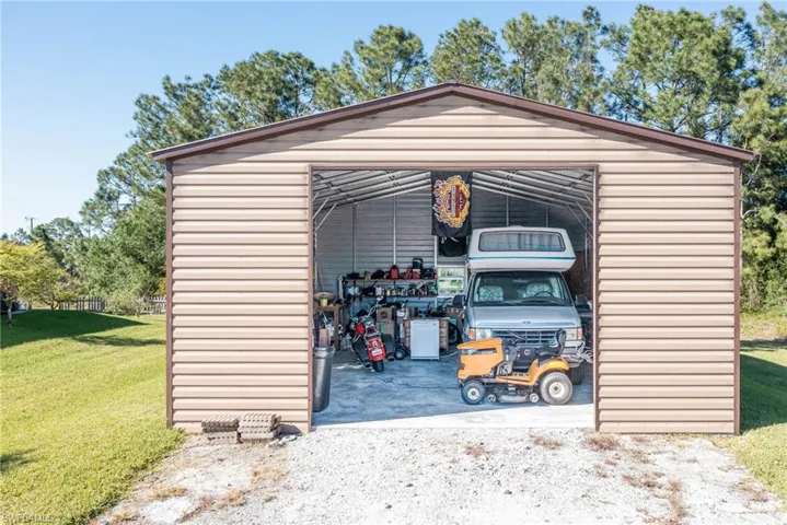 View of outbuilding