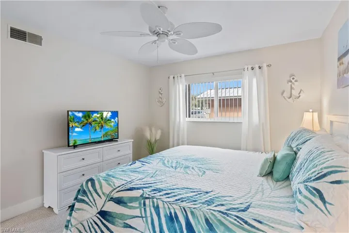 The guest bedroom is cozy and inviting.