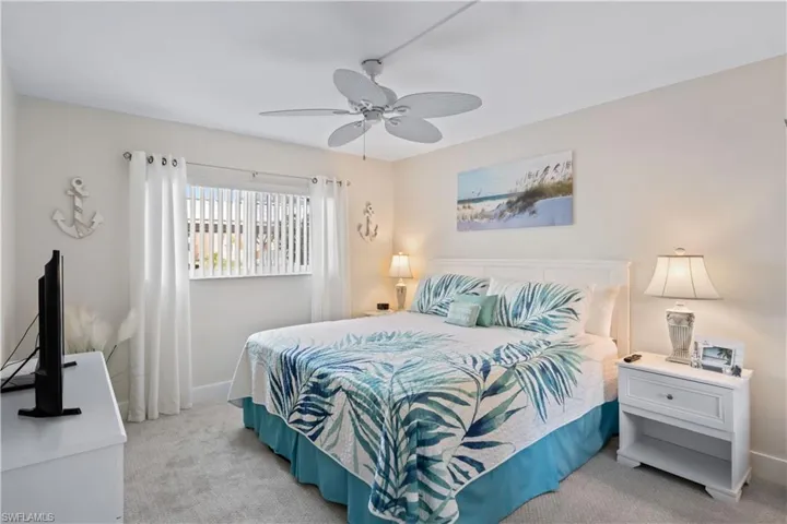Second guest bedroom, privately tucked away from the rest of the home.
