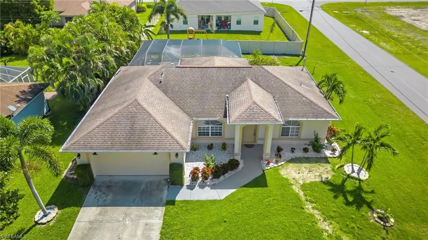Aerial View of House