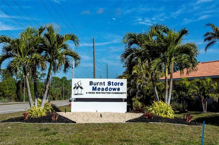 Beautiful Burnt Store Meadows Entrance