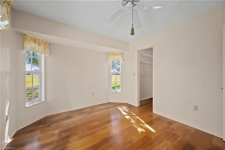 Second Bedroom features walk-in closet