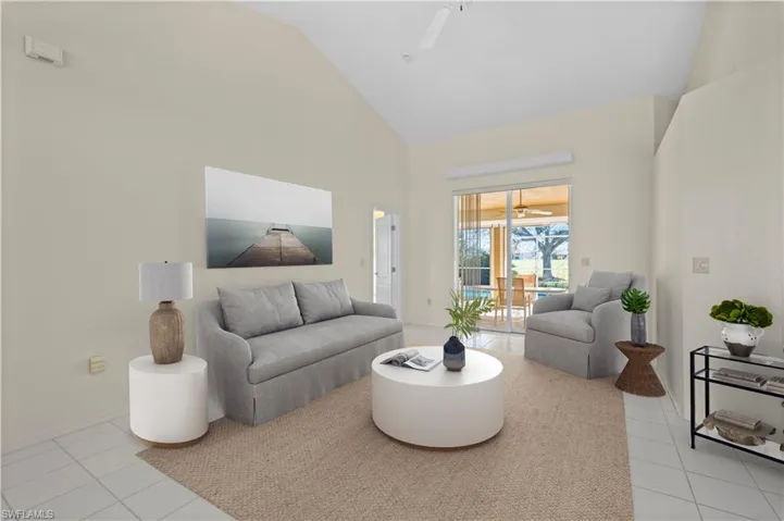 Living Room Virtually Staged