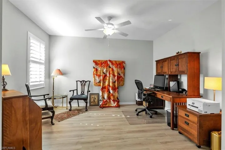 Spacious office with natural light