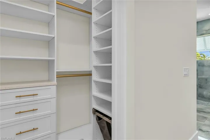 View of spacious closet