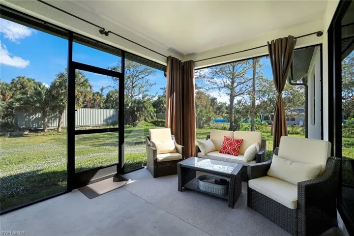 Sunroom with plenty of natural light
