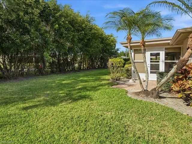 Large back yard